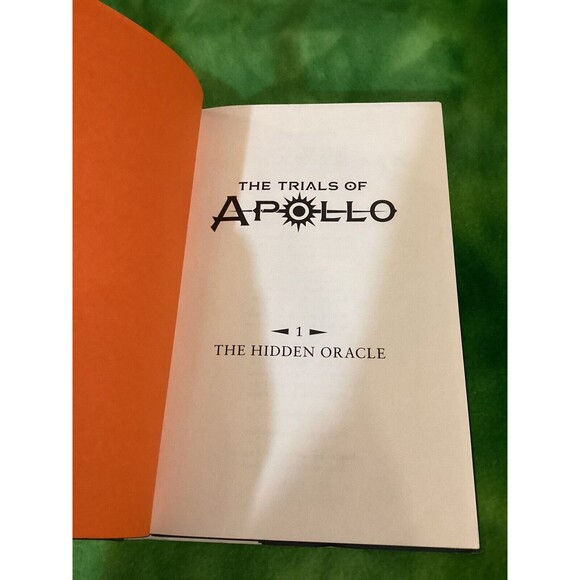 The Trials of Apollo Hardcover Book 1 The Hidden Oracle First Edition 2016 VG - Picture 2 of 6